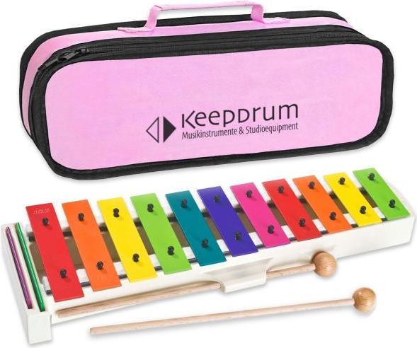 Produktbild Sonor BWG Boomwhackers Glockenspiel mit Tasche Pink (Deutsch)
