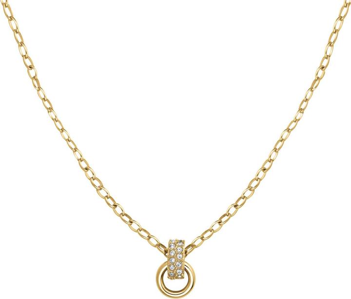 Image du produit Rosefield Bow Link Studs Necklace collier en or (Acier inoxydable 316L plaqué or 14 carats)