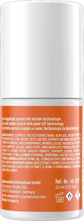 Produktbild Alessandro International Striplac UV Colour Juicy Mango 6.5 ml (207 Juicy Mango, UV-Gel Lack)