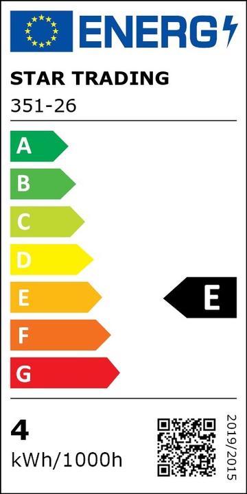 Label énergétique Star Trading G45 (E27, 4 W, 470 lm, 1 x, E)