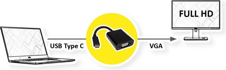 Immagine prodotto Value USB-C a (VGA, 10 cm)