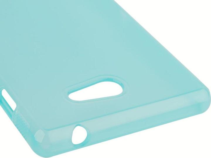 Produktbild König Design Handyhülle TPU Tasche für Sony Xperia M2 S50h Transluzent Blau (Sony Xperia M2)