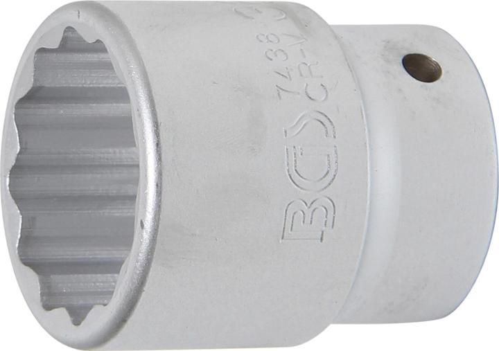 Immagine prodotto BGS Set di chiavi a bussola a dodici facce Azionamento a bussola quadra 20 mm (3/4") SW 38 mm (38 mm)