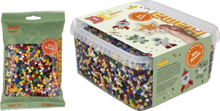 Immagine prodotto Hama Miscela di colori solidi organici midi, compresa la piastra a matita organica