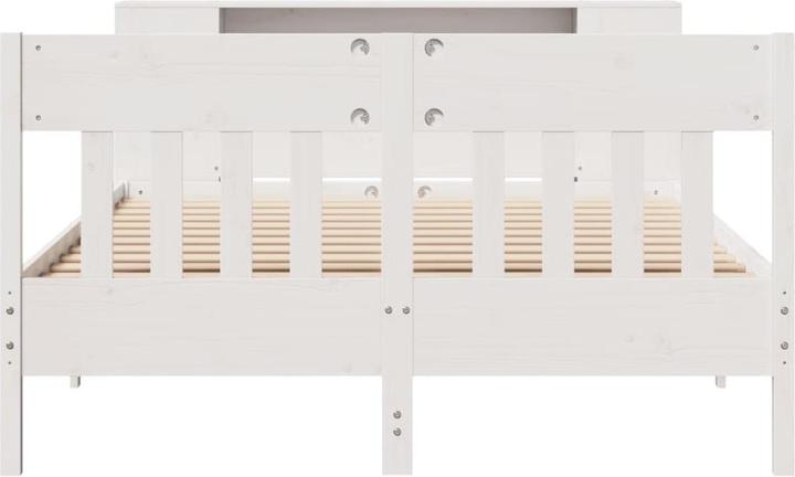Image du produit vidaXL Bett mit Regal (135 x 190 cm)