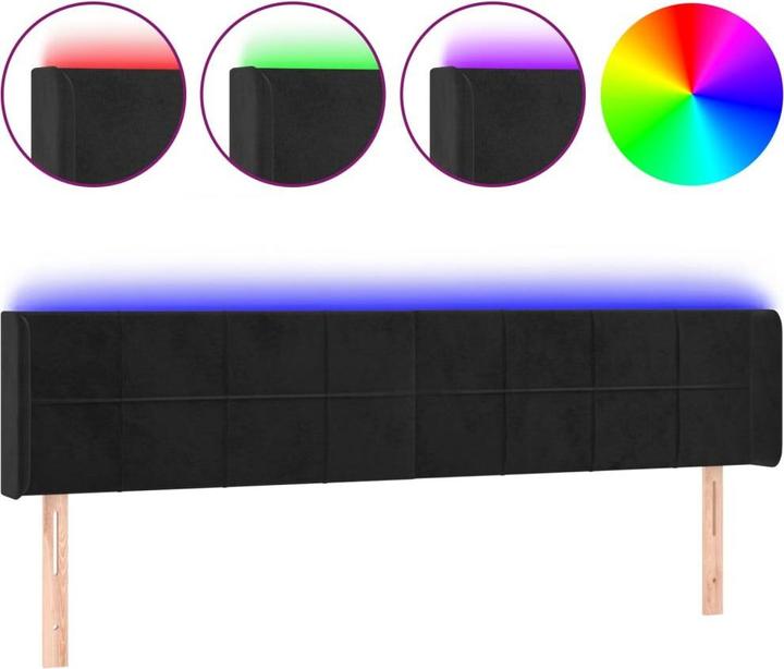 Actual product image vidaXL LED Kopfteil (163 x 16 x 88 cm)