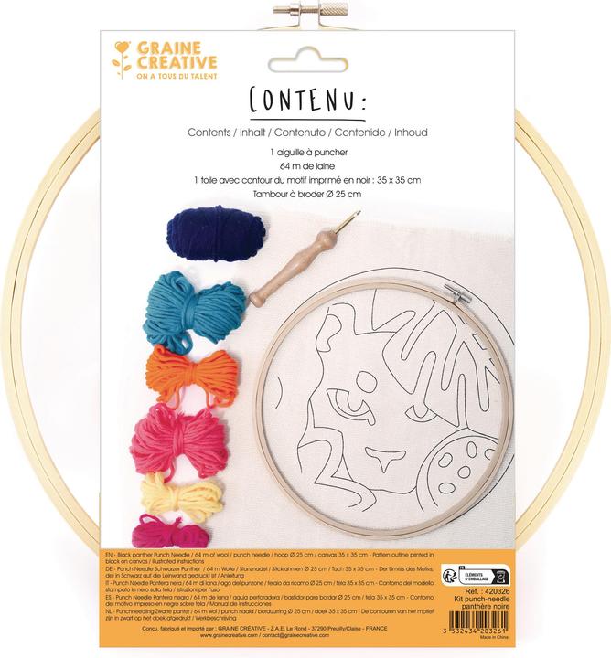 Produktbild Creative Punch Needle Set Panther