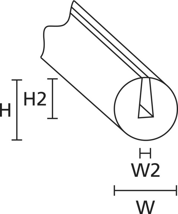 Produktbild HellermannTyton Kantenschutzprofil 0.6...1.2 mm schwarz (7500 cm)