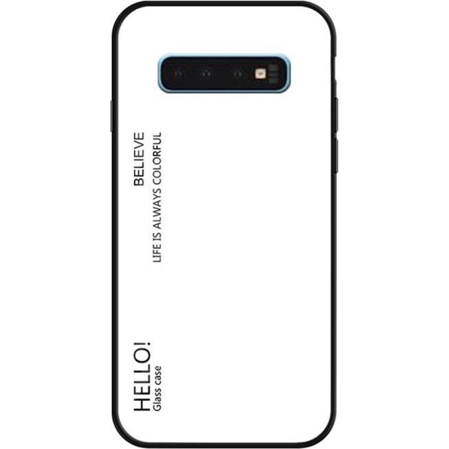 Protectorking SchutzhÃ¼lle Case Cover Bumper Tasche (Samsung Galaxy S10+), Smartphone Hülle, Weiss
