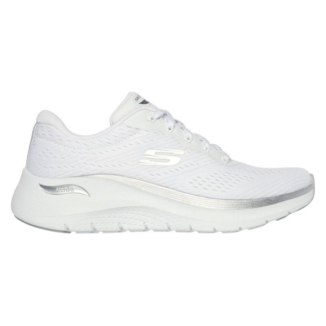 Skechers, Damen, Sneakers, Scarpa Da Ginnastica Arch Fit 2.0 Glow The Distance, Weiss, (38.5)