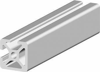 Immagine prodotto RS PRO Profilo a puntone in alluminio Serie 2 20 x 20 mm, doppia scanalatura 5mm, lunghezza 1000mm