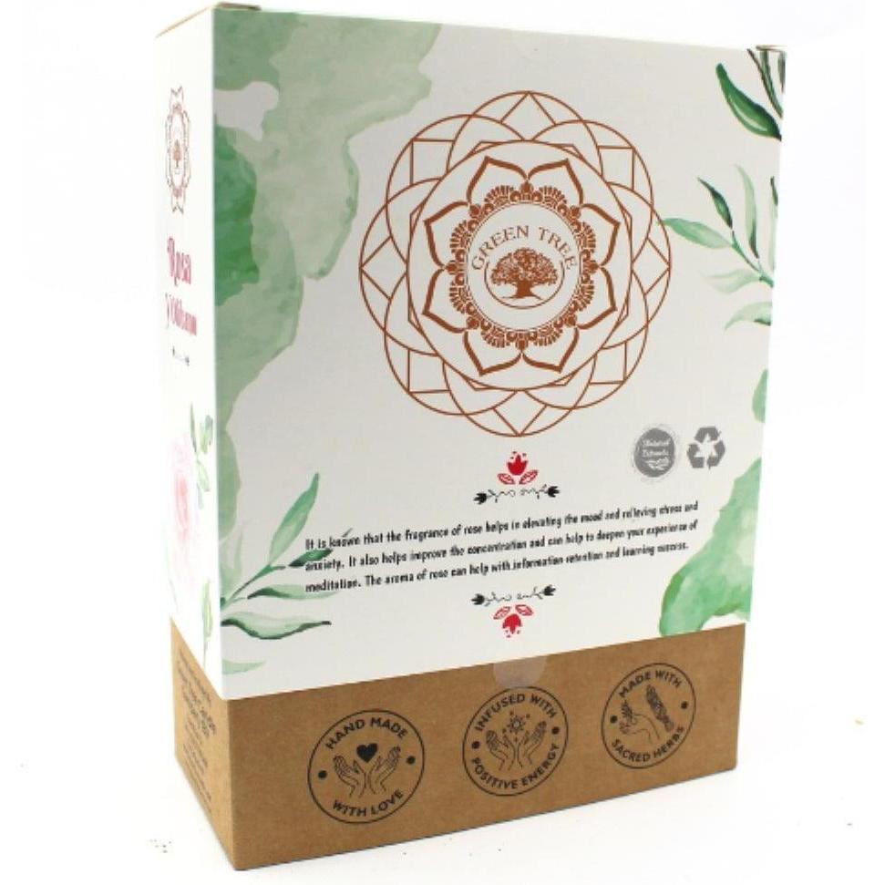 Saraswati, Räucherstäbchen, Räucherstäbchen Green Tree Rose.RS637