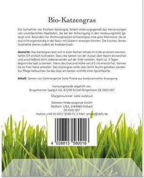 Image du produit Defu Bio-Katzengras (Réensemencement de la pelouse)