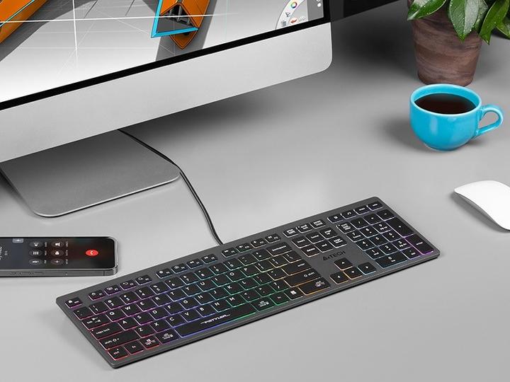 Produktbild A4Tech A4T FStyler FX60H (Neonbeleuchtung) (Eng. Int., Kabelgebunden)
