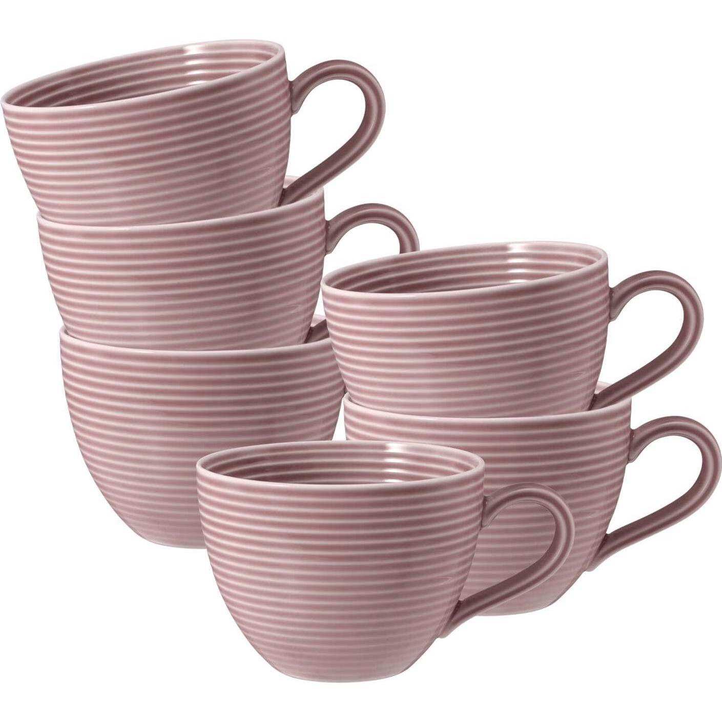 Seltmann, Tasse, Beat Color Glaze Kaffeetassen (260 ml, 6 x)