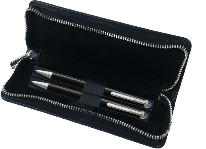 Image du produit Alpenleder Etui Stiftemäppchen ZWOA Nera Notte