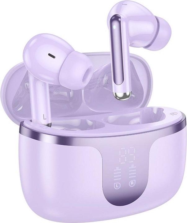 Hoco Wireless headphones EOL wireless bluetooth earphones TWS EQ10 purple (7 h, Wireless)