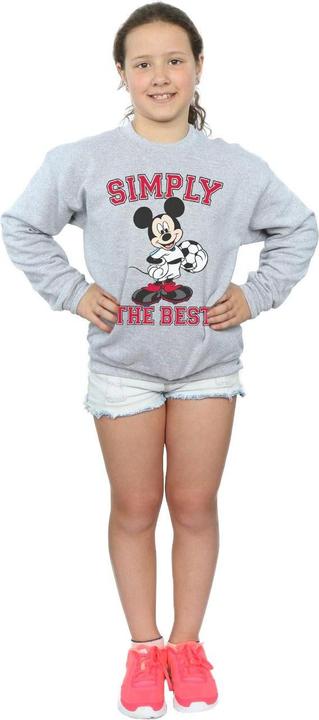 Actual product image Disney Girls Mickey Mouse Simply The Best Sweatshirt (116)
