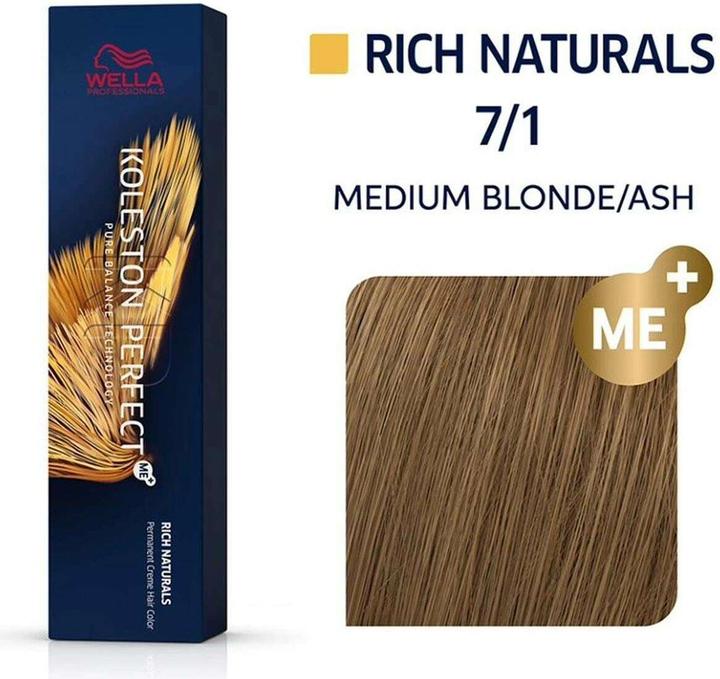 Productafbeelding Wella Professioneel - Koleston Perfect Meâ"¢ Rich Naturals (Natuurlijk middenblond 7 1)