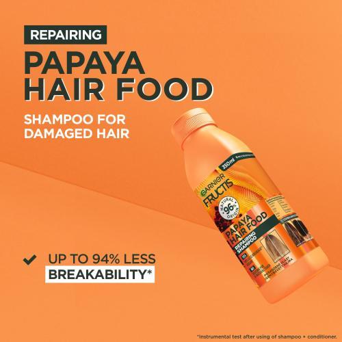 Produktbild Garnier Fructis Hair Food Papaya (350 ml, Flüssiges Shampoo)