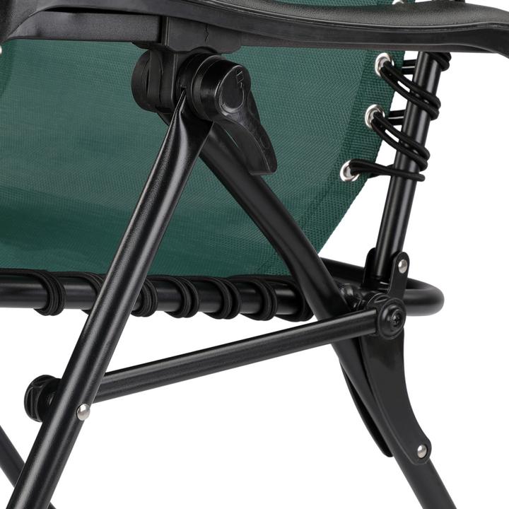 Produktbild Casaria Liegestuhl Verstellbar Kopfpolster Klappbar (165 cm)