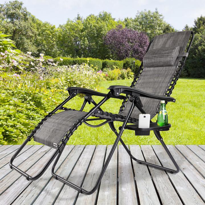 Actual product image Casaria Deckchair (165 cm)