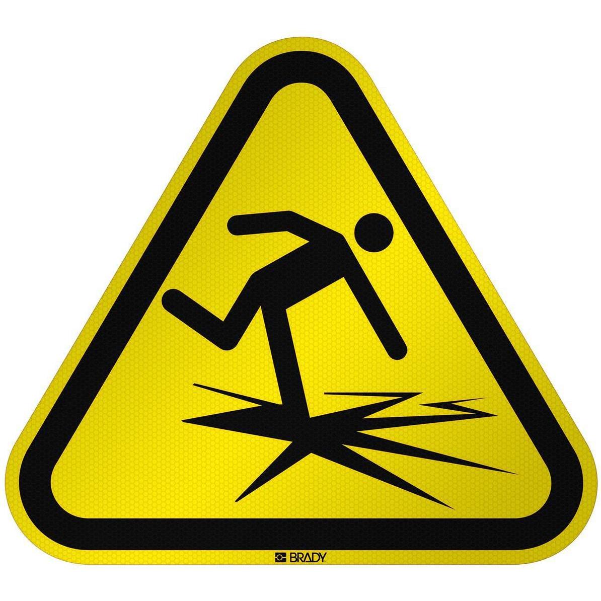 Brady, Etiketten, ISO Safety Sign Warning Thin