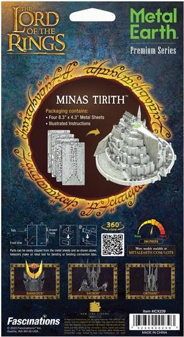 Image du produit Metal Earth Seigneur des anneaux Minas Tirith