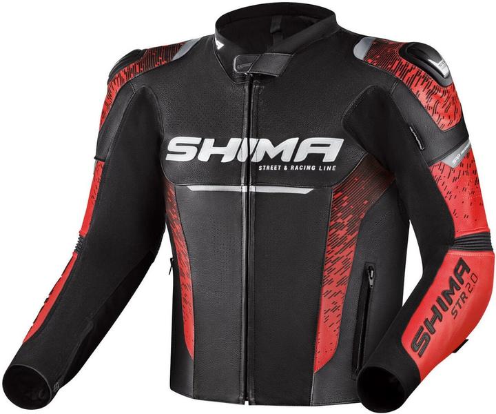 Produktbild Shimano STR 2.0 Leder-Motorradjacke (Herren, 60)
