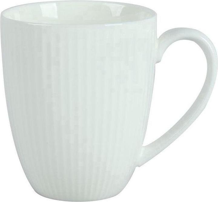 Actual product image Domoletti Mug Vertical Lines White 370ml (1 x)