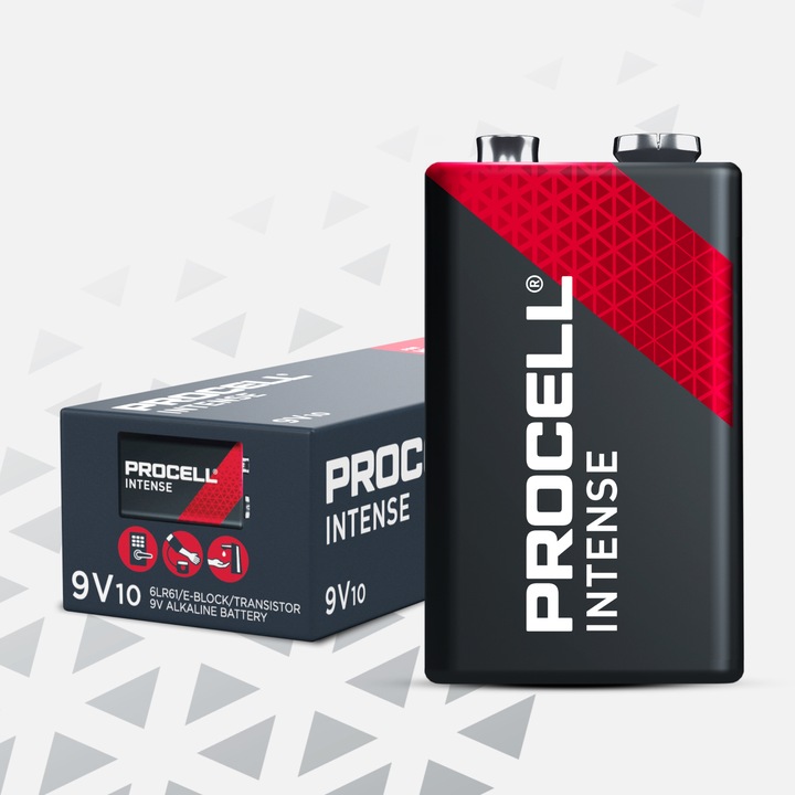Actual product image Duracell Procell Intense Power (10 pcs., 9V Block, 673 mAh)