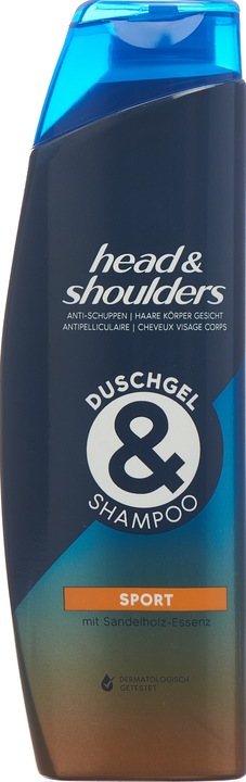 Actual product image Head & Shoulders Sports Shower Gel And Shampoo (225 ml)