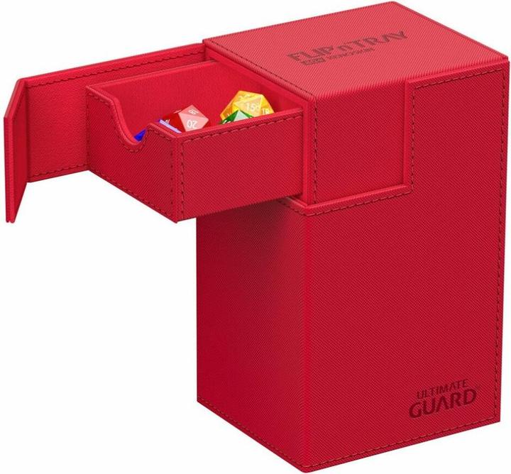 Immagine prodotto Ultimate Guard Flip'n'Tray 80+ XenoSkin Monocolor Rouge
