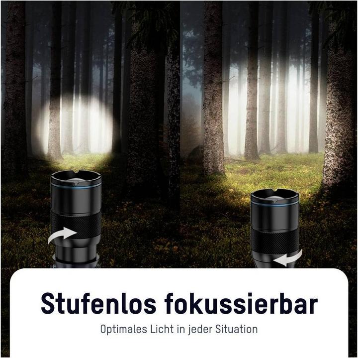 Immagine prodotto Ansmann LED Taschenlampe Adventure TA1800RF (16.40 cm, 1800 lm)