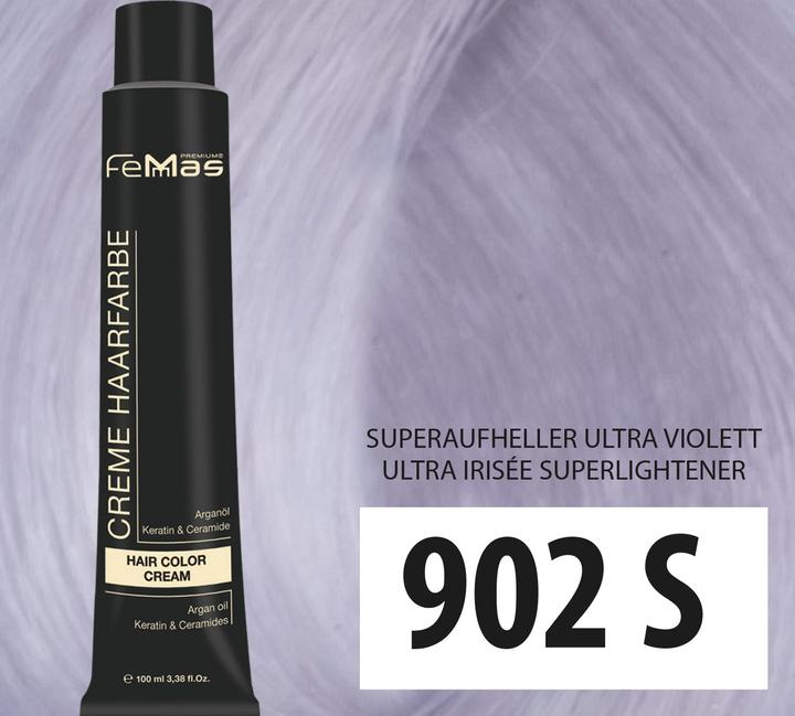 Immagine prodotto FemMas 902S) Tinta per capelli Super Schiarente Ultra Vıolett 100ml