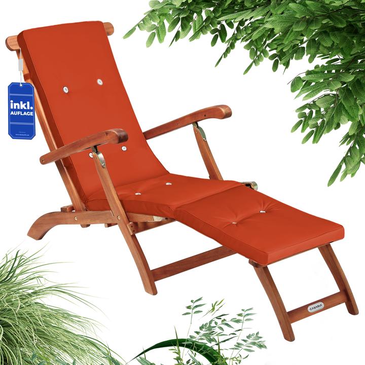 Produktbild Casaria Sonnenliege inkl. Auflage (169 cm)