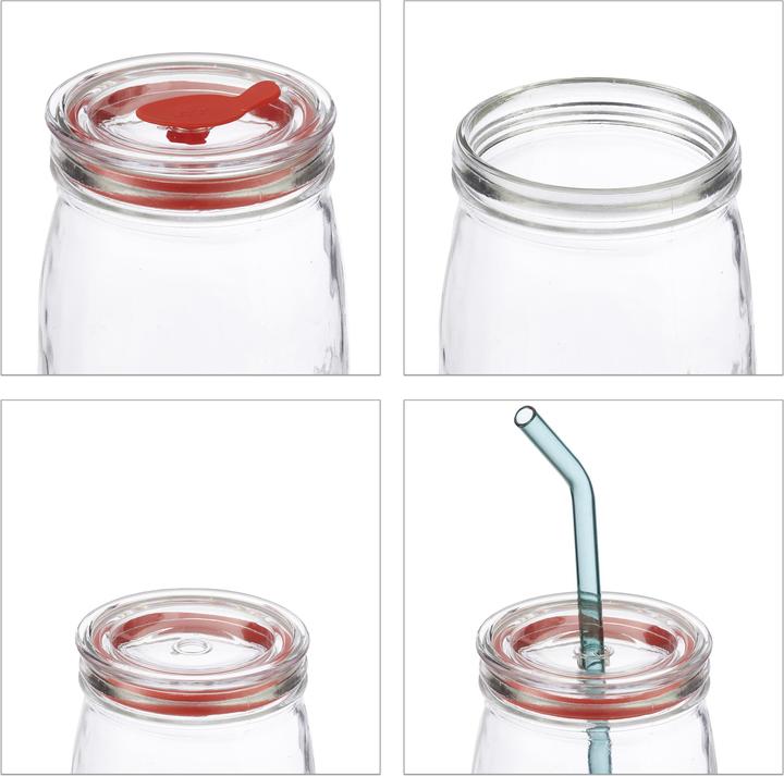 Image du produit Relaxdays bocaux-en-verre (1.40 l)