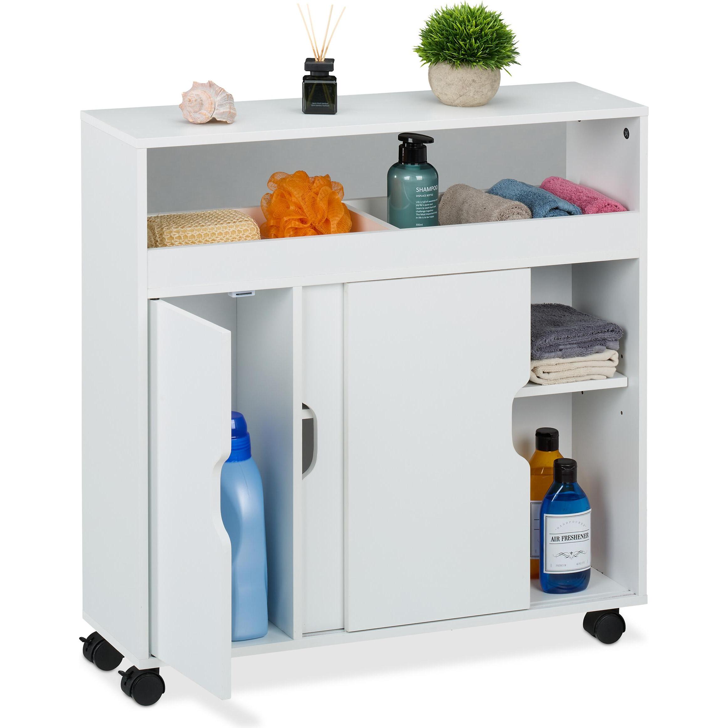 Relaxdays, Servierwagen, Nischenschrank