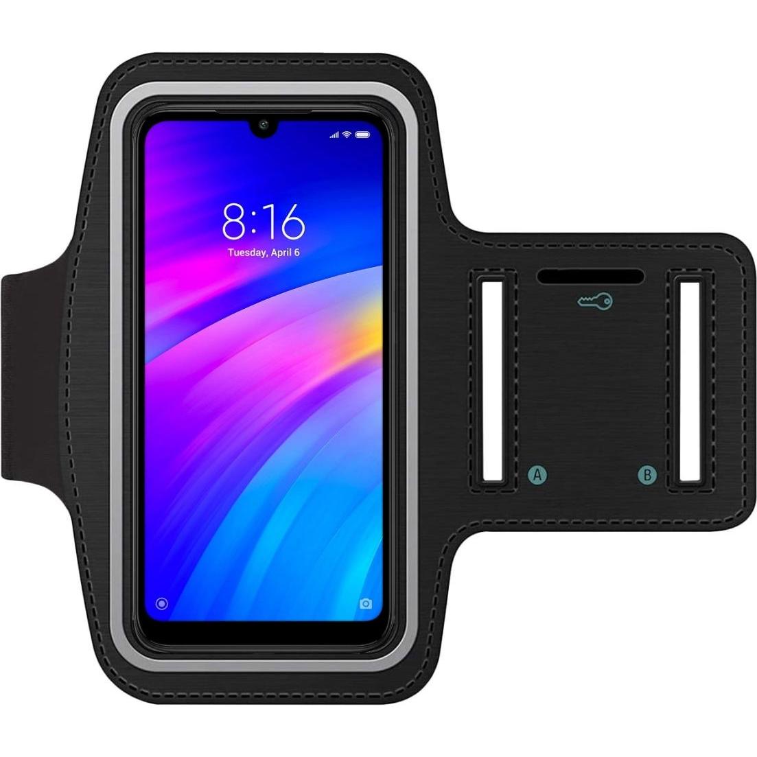 Thumbnail - SmartFitness Xiaomi Redmi 7 Handy Sport Armband, Smartphone Sportarmband, Schwarz
