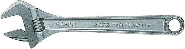 Actual product image Bahco 34 mm standard open-end spanner with central nut, chrome-plated, 305 mm (34 mm)