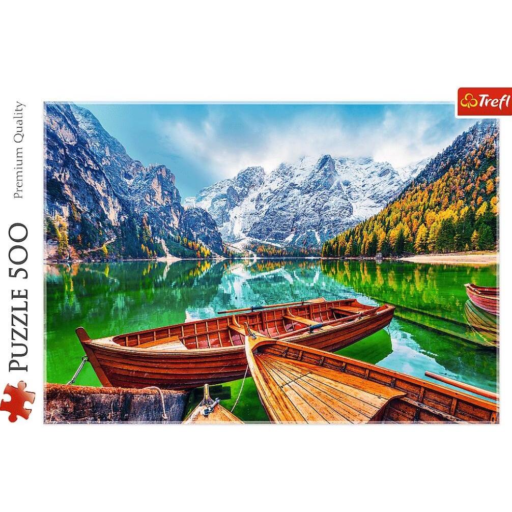 Thumbnail - Trefl Puzzle 500,Pragser Wildsee,Ital.37486 (500 Teile)