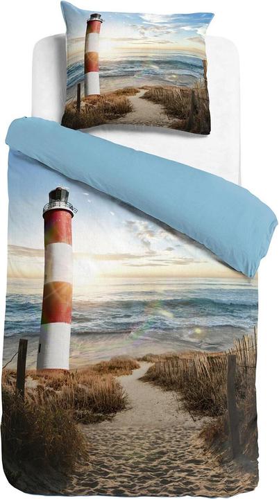 Produktbild Traumschlaf Strand Leuchtturm (Bettwäsche Set, 135x200 cm + 80x80 cm)