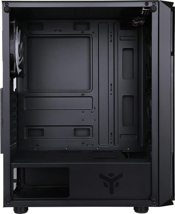 Actual product image Itek ITGCAST33B Computer Case Midi Tower Black (mATX, ATX, ITX)