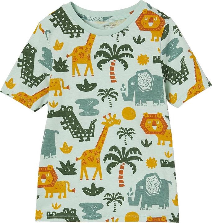 Image du produit Vertbaudet 2er-Pack Jungen Sommer-Schlafanzüge, Savannentiere mit Recycling-Baumwolle (98)