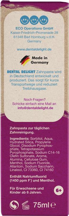 Produktbild Dental Delight Berry Blast (75 ml)