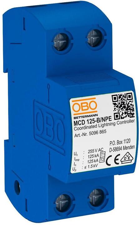 OBO Bettermann Scaricatore di sovratensione MCD 125-B NPE