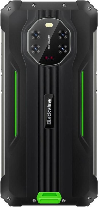 Produktbild Blackview BV8800 (128 GB, Black, Green, 6.58", Dual SIM, 50 Mpx, 4G)