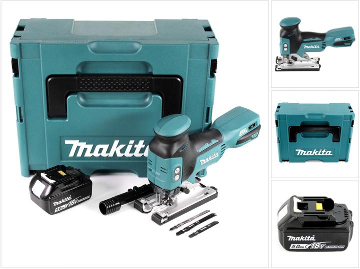 Produktbild Makita DJV 181 T1J Akku Pendelhubstichsäge 18V Brushless + 1x Akku 5,0Ah + Makpac - ohne Ladegerät
