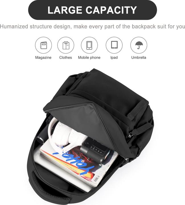 Image du produit Only-Bags.Store Sac à dos scolaire Sac à dos pour ordinateur portable Cartable léger