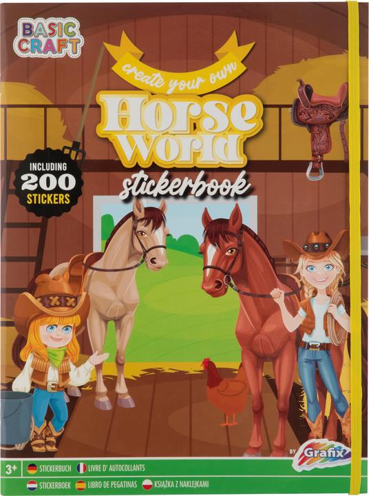Produktbild Grafix Stickerbuch Magic Horses, 200 Sticker (200 Sticker)